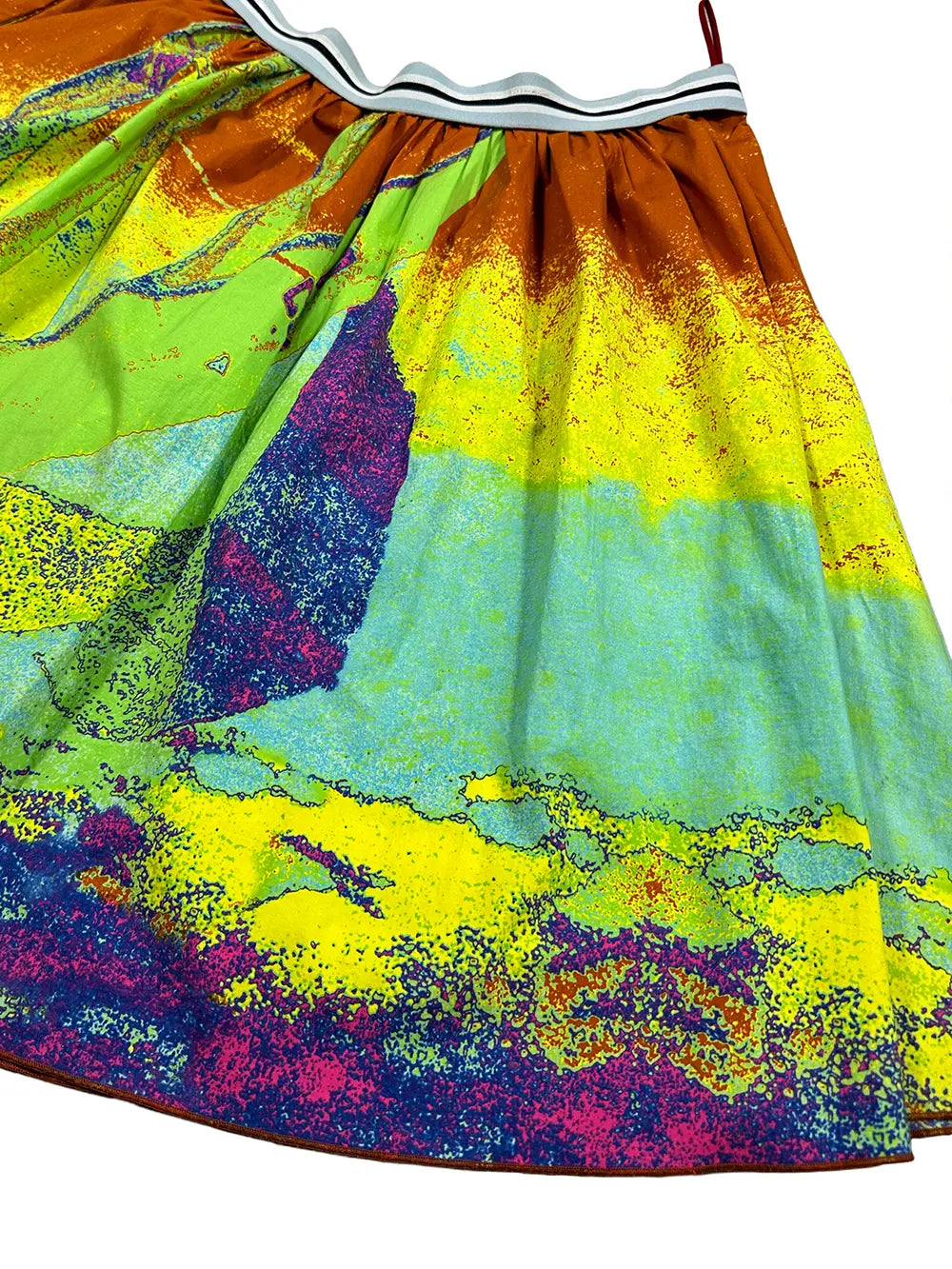 Multi Olympic Line Skirt