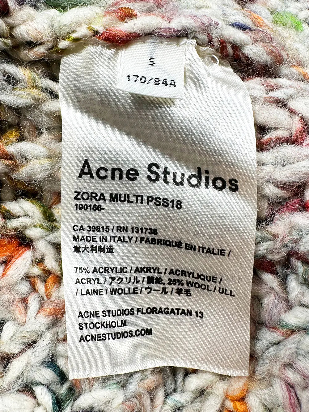 Multicoloured Zora Knit