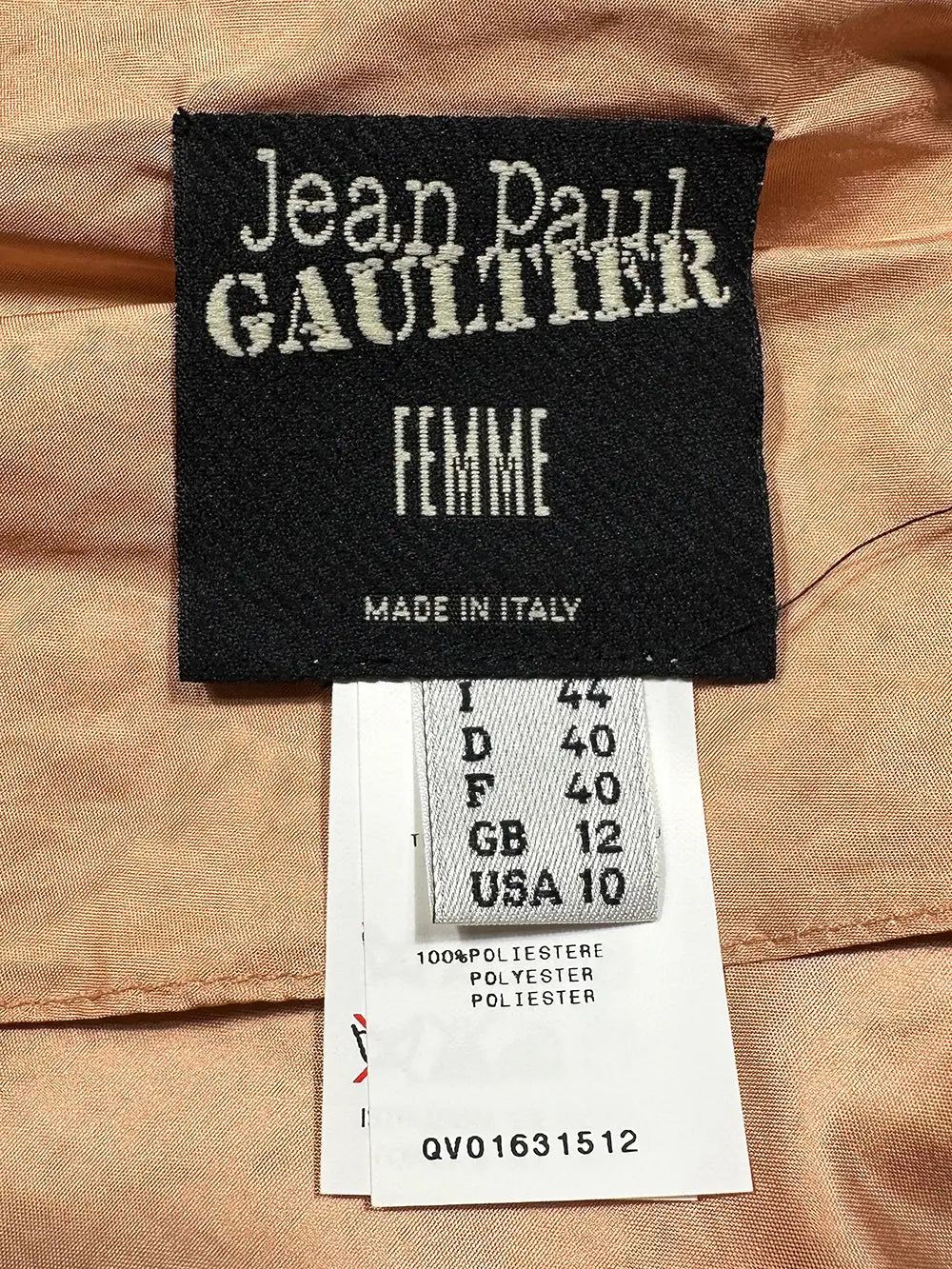 Copper Maxi Slip Skirt