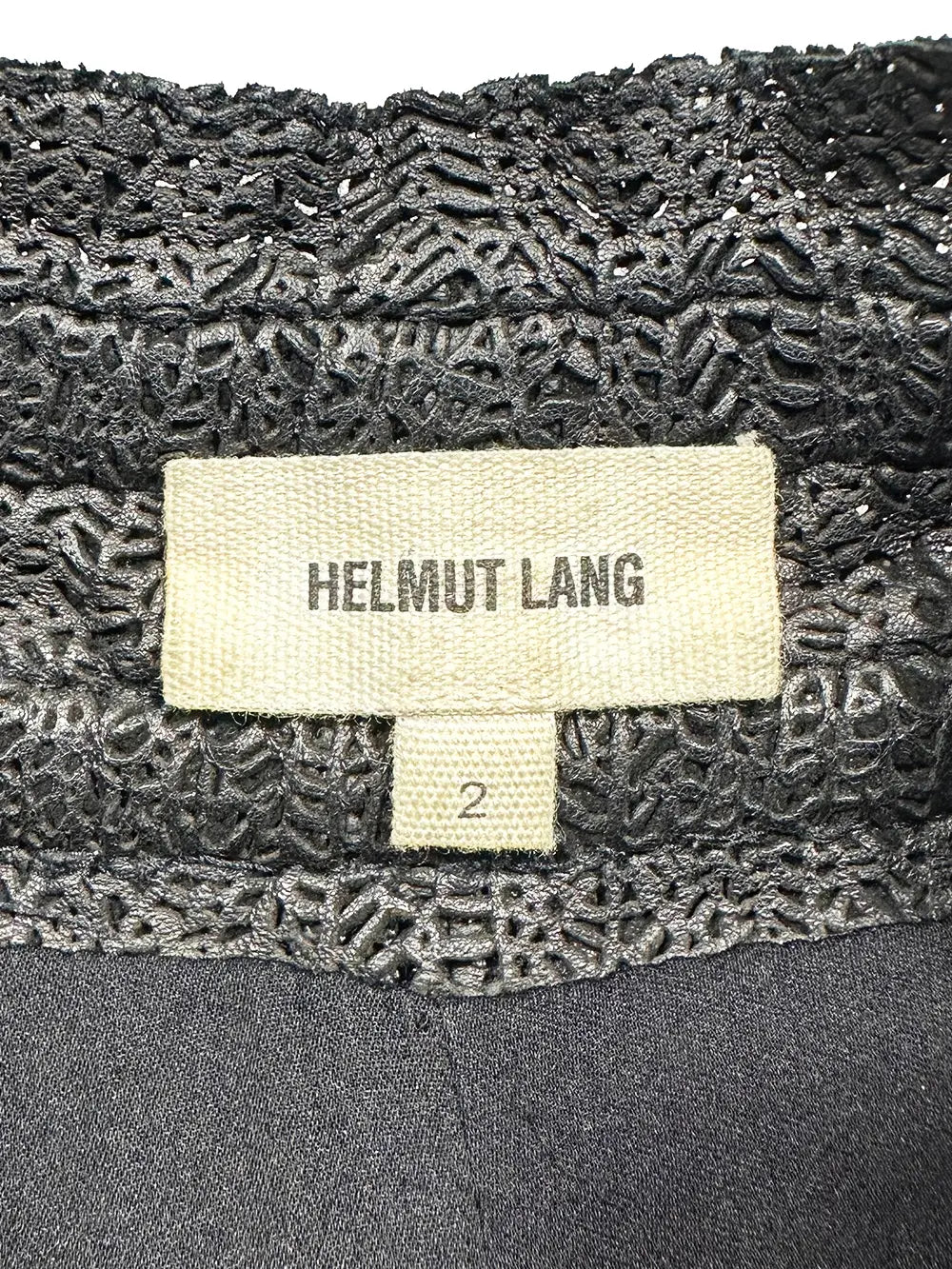 Textured Tie-Waist Leather Shorts