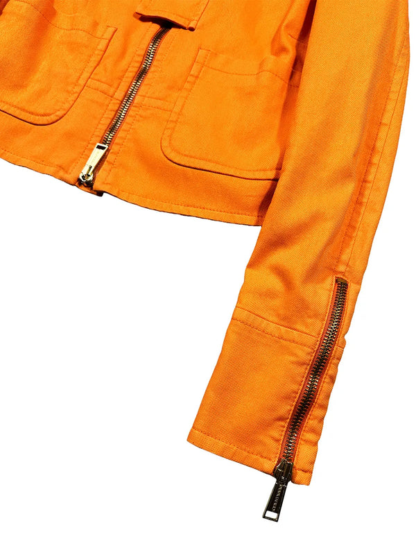 SS12 Orange Perfecto Jacket
