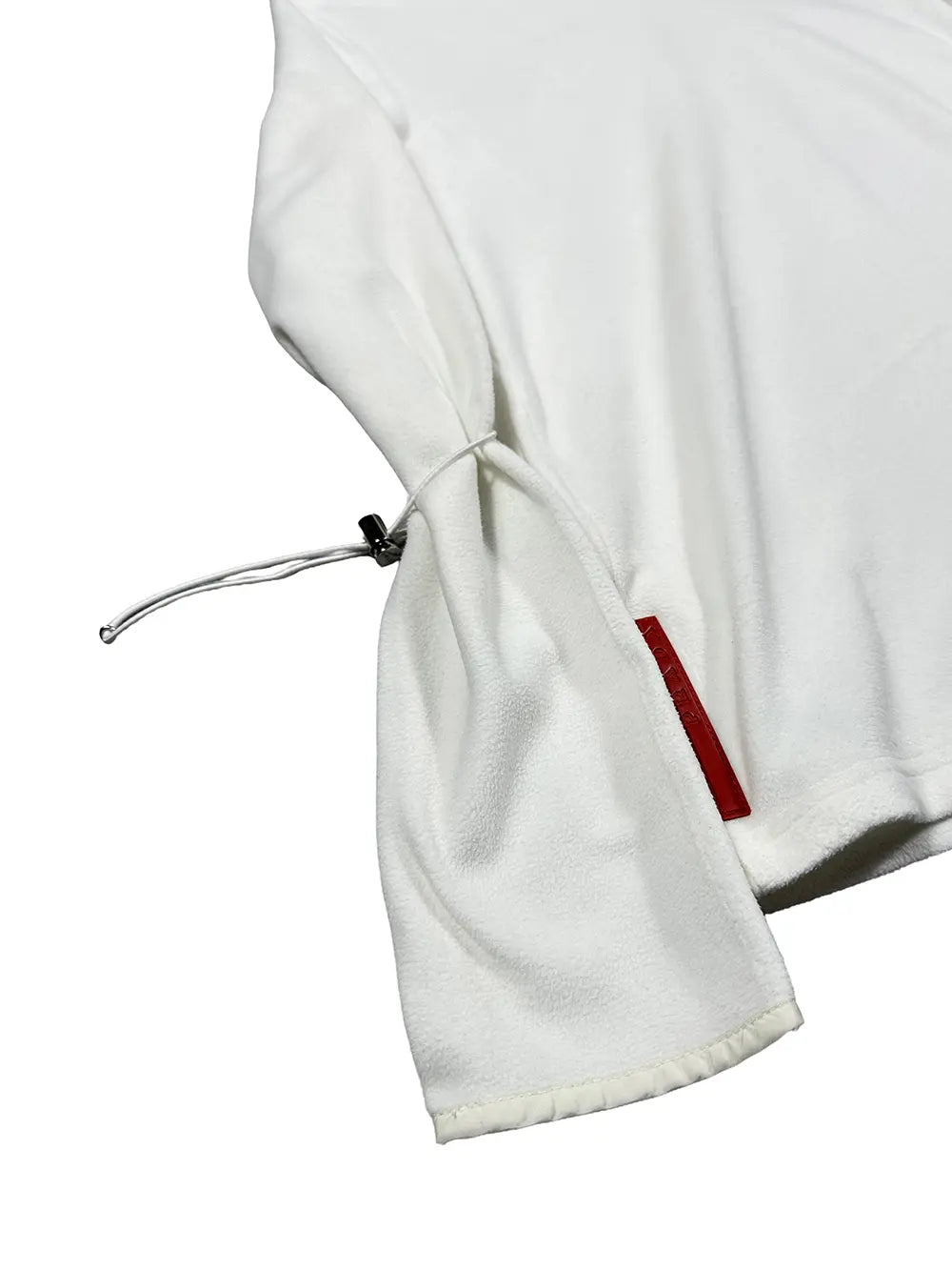 White Fleece Hoodie