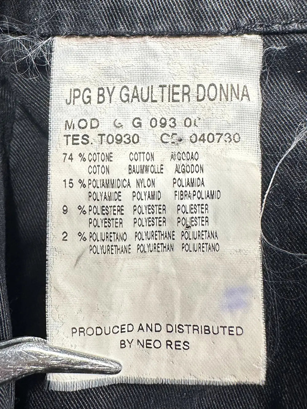 AW03 Bondage Cargo Skirt