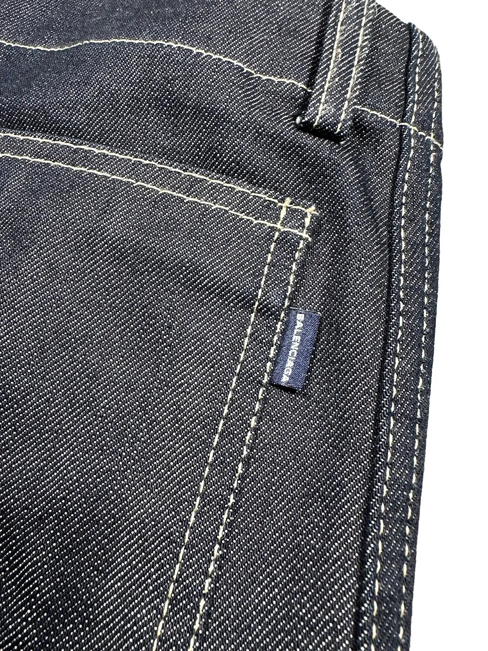 Contrast Stitch Flare Jeans
