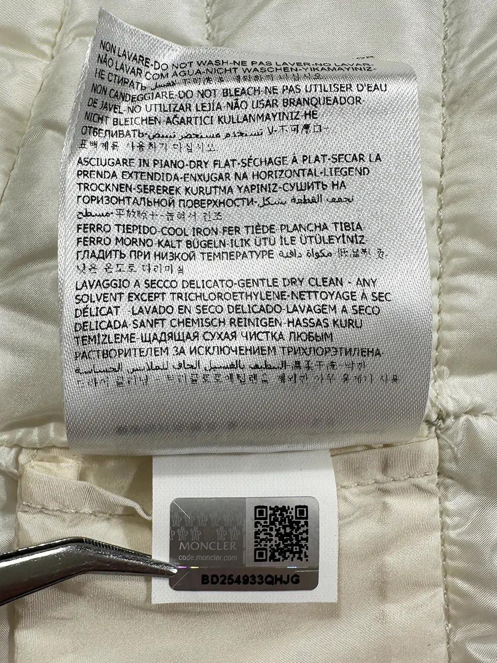 White Quilted Biker Jacket