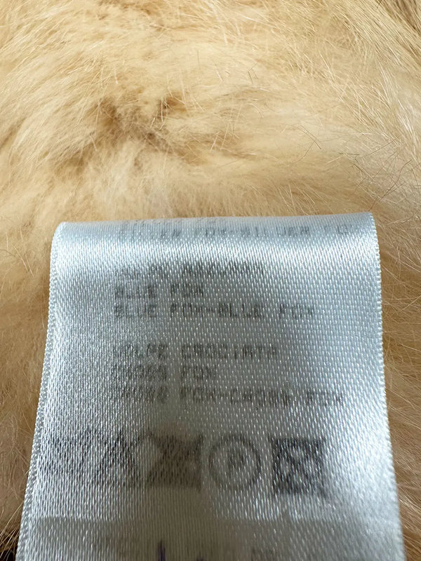 Fox Fur Trucker Jacket