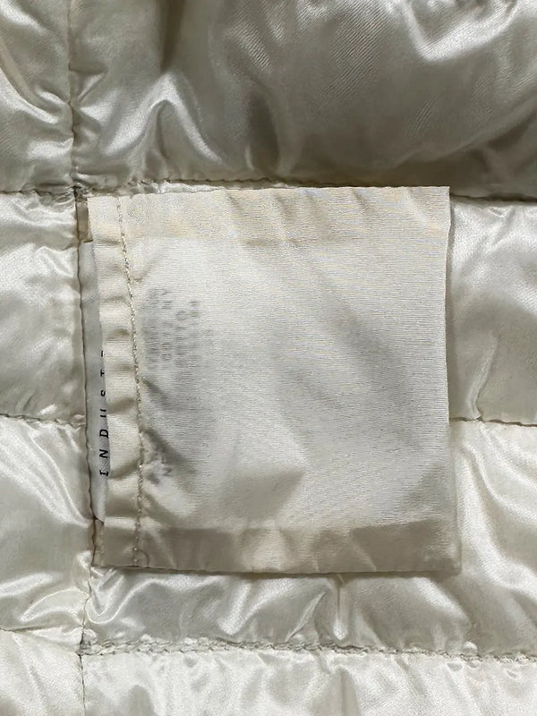 White Quilted Biker Jacket