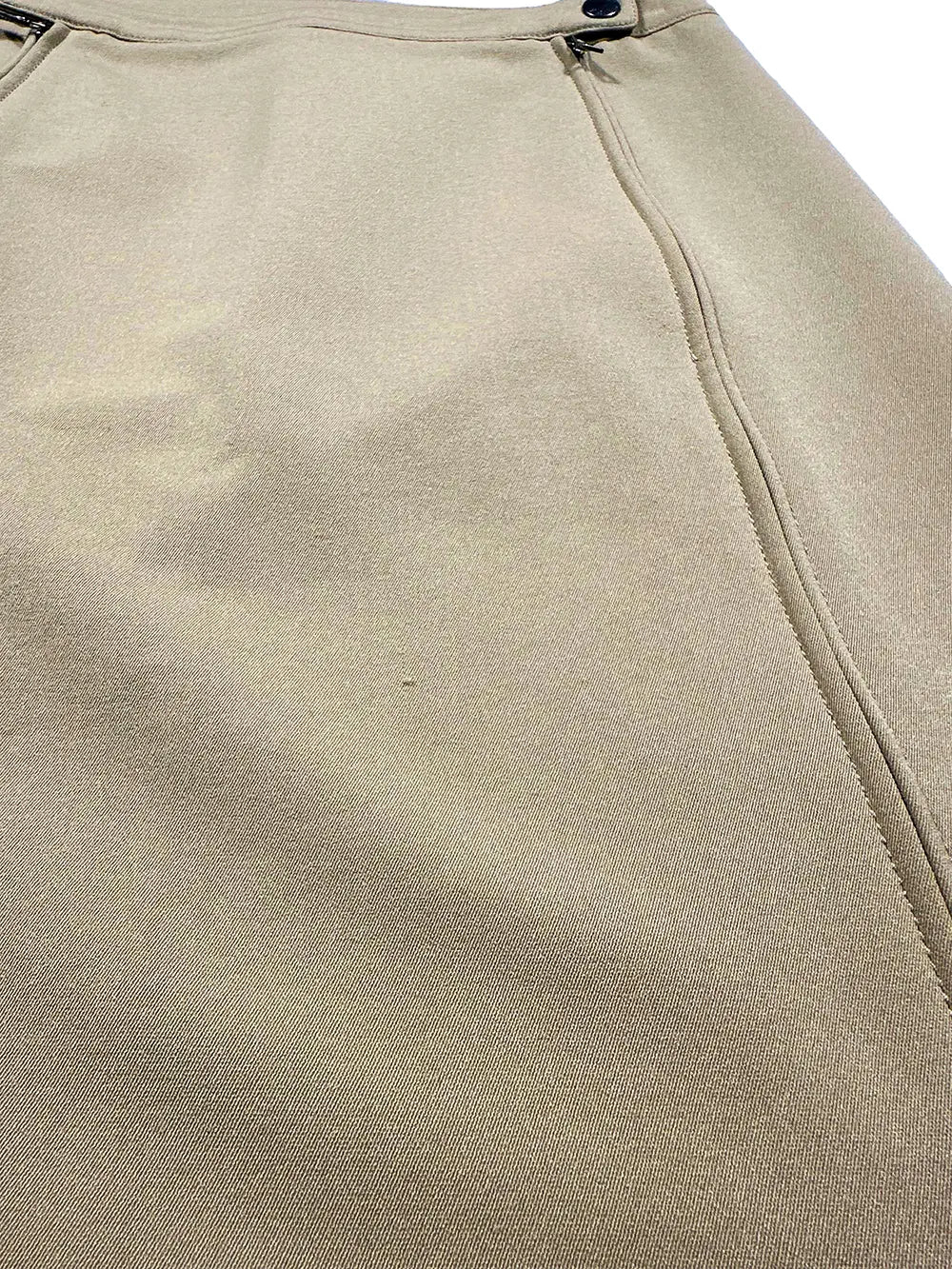 Brown Double Zip Skirt